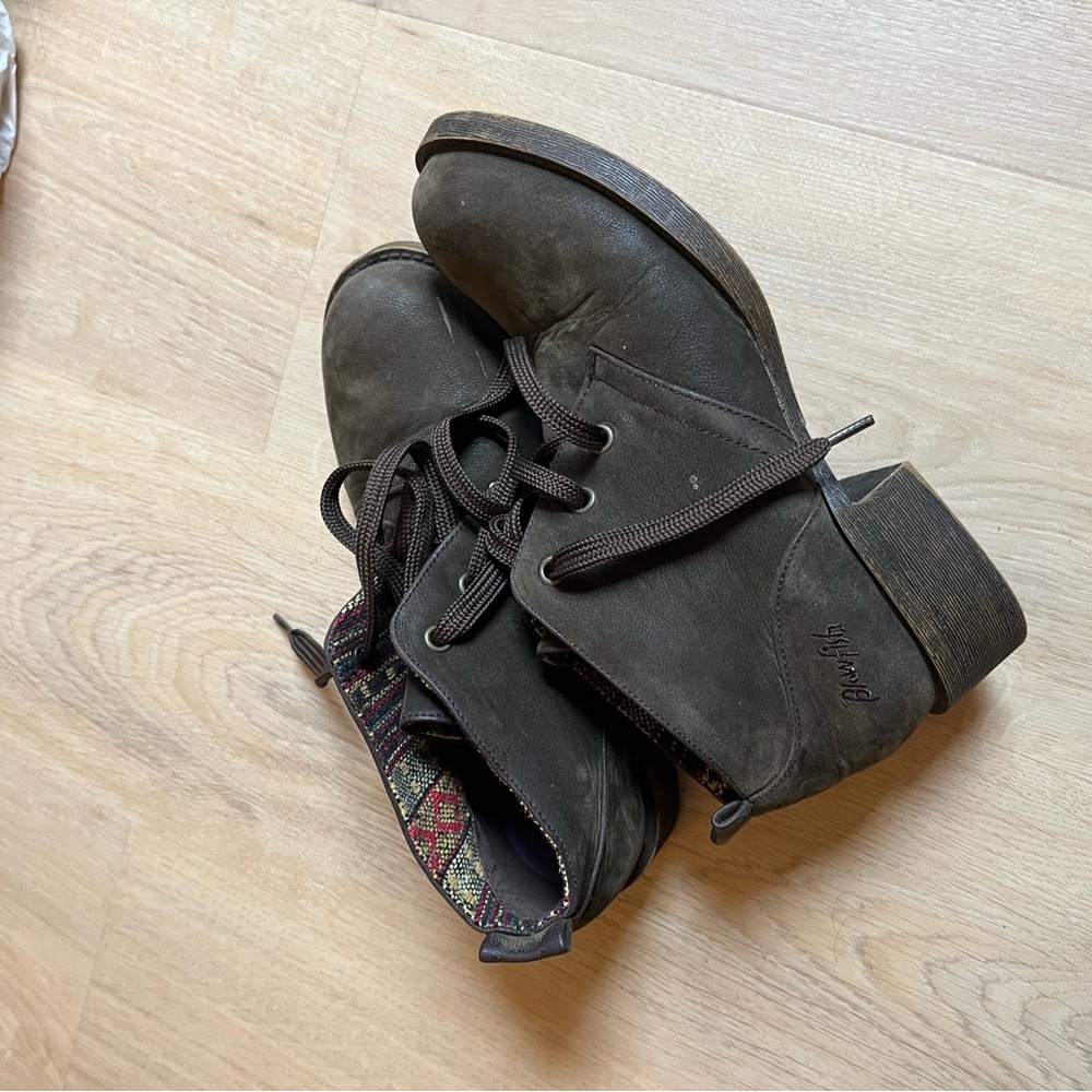 Blowfish Dark Brown Ankle Boots - Picture 3 of 6